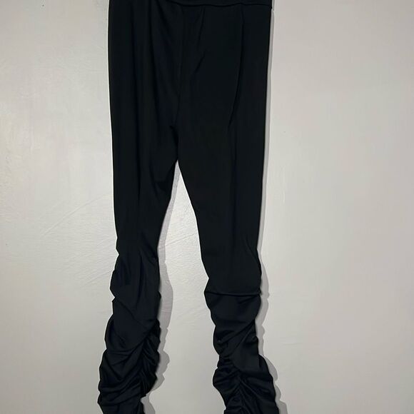 SXY Women's S Small Split Hem Ruched Leggings Small - Picture 7 of 7